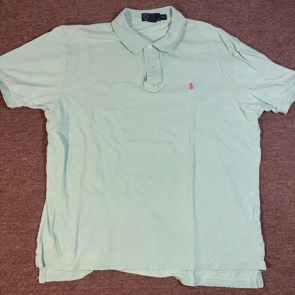 Polo Ralph Lauren Men’s Short Sleeve Polo Lot 3 Shirts Solid Strip Aztec 2XL